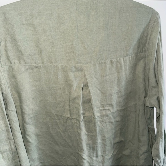 Lucky Brand Green Button-Up Shirt Lightweight Sz XLarge Capsule Wardrobe Classic - Picture 7 of 8